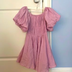 Sky to Moon (Isabelle’s cabinet), pink puffy dress, S